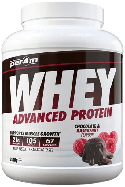 Per4m Whey Protein 2010 g - čokoláda/ malina