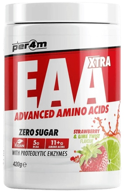Per4m EAA Xtra 420 g - jahoda/limetka
