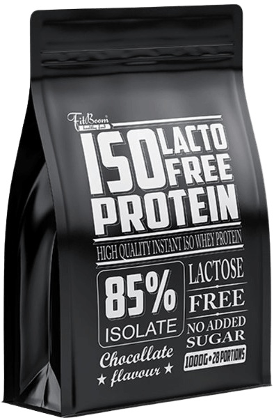 FitBoom ISO LactoFree Protein 85 % 1000 g - jahoda