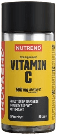 NUTREND Vitamin C 500 mg, 60 kapslí