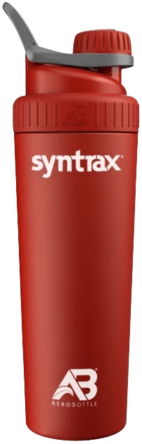 Syntrax Láhev Aerobottle Nerezová 900 ml - červená