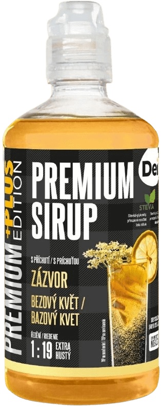 CUKR STOP Sirup Premium PLUS 485 ml - zázvor/bezový květ