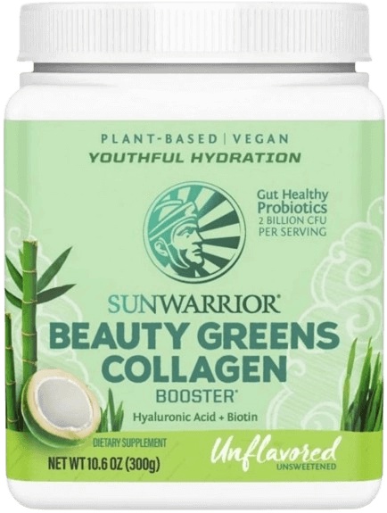 Sunwarrior Beauty Greens Collagen Booster (podpora tvorby kolagenu) 300 g - piña colada