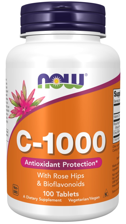 Now Foods Vitamin C 1000 mg - 100 tablet