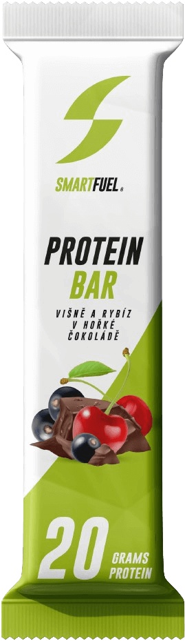 SmartFuel protein bar 60 g - Višně/rybíz v hořké čokoládě