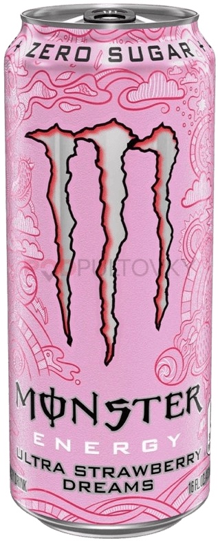 Monster Energy Ultra 500 ml - Jahodový sen
