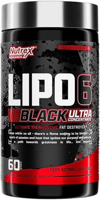 Nutrex Lipo 6 Black Ultra Concentrate, Spalovač tuků, 60 kapslí