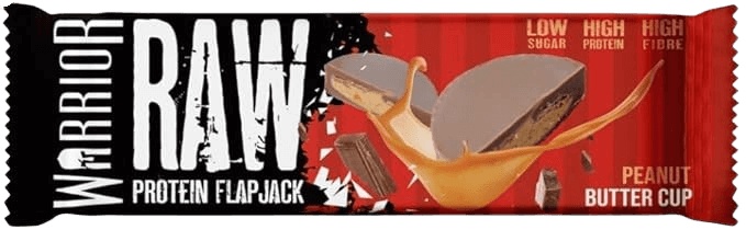 Warrior Raw Protein Flapjack 75 g - arašídové máslo