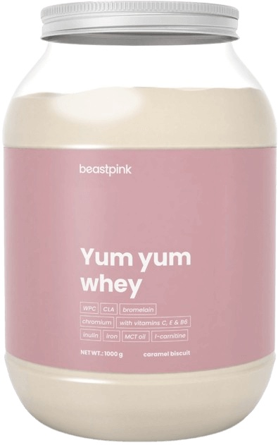 BeastPink Protein Yum Yum Whey 1000 g - čokoláda/lískový oříšek