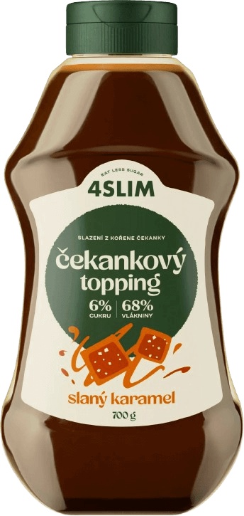 4Slim Čekankový topping 700 g - slaný karamel