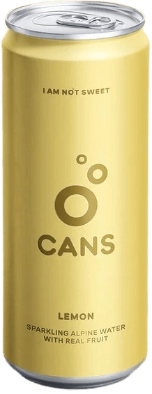 Cans jemně perlivá alpská voda 330 ml - citron/ limetka