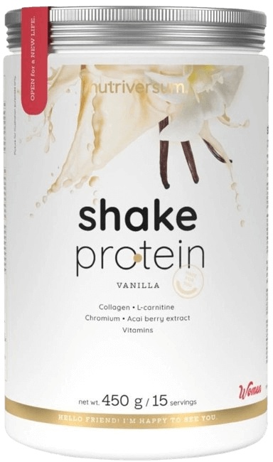 Nutriversum Shake Whey Protein, 450 g Příchuť: Vanilka