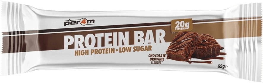 Per4m Protein Bar Low Sugar 62 g - čokoláda/ brownie