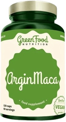 GreenFood ArginMaca 120 kapslí