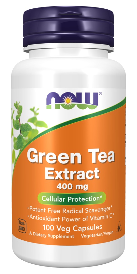 Now Foods Green Tea 400 mg 100 kapslí
