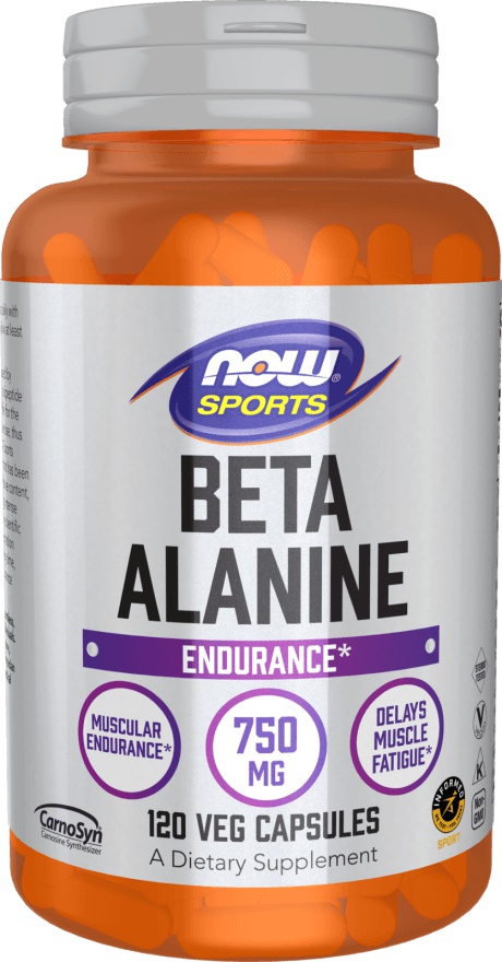 Now Foods Beta Alanine 750 mg 120 rostlinných kapslí