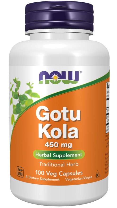 Now Foods Gotu Kola 450 mg 100 kapslí 