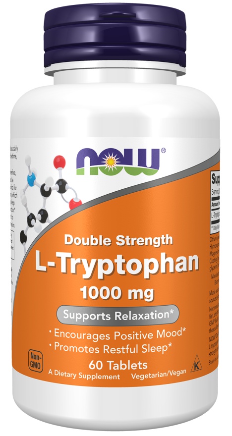 Now Foods L-Tryptophan 1000 mg 60 tablet