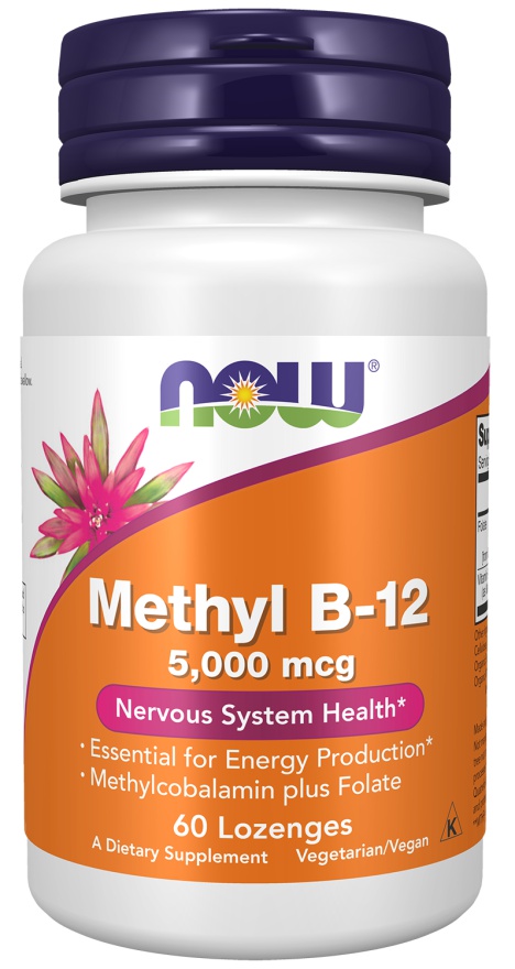 Now Foods Methyl B-12 5000 mcg 60 kapslí