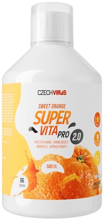 Czech Virus SuperVita PRO V2.0 500 ml - pomeranč