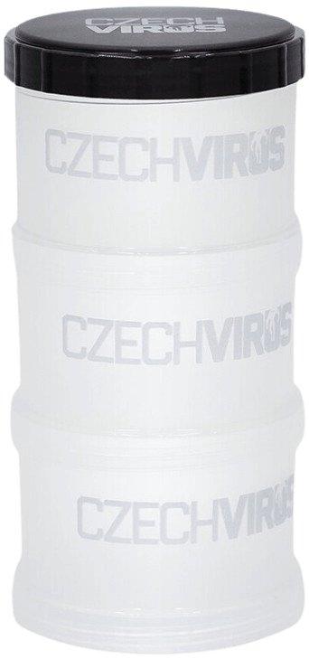 Czech Virus Zásobník na tablety (věž 3 variabilní přihrádky)