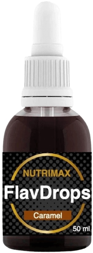 NutriMax FlavDrops, Ochucovací kapky, 50 ml Příchuť: Karamel