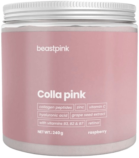 BeastPink Colla Pink 240 g - jahodová limonáda