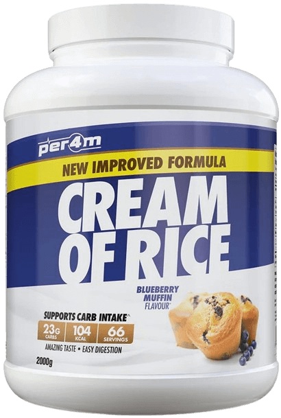 Per4m Cream Of Rice 2000 g - borůvkový muffin