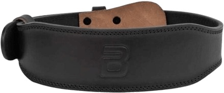 BioTechUSA BODYBUILDING kožený opasek černý - S