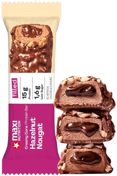 Maxi Nutrition Creamy Core Protein Bar 45 g - lískový oříšek/ nugát