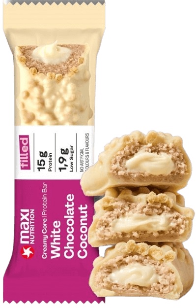 Maxi Nutrition Creamy Core Protein Bar 45 g - bílá čokoláda/ kokos