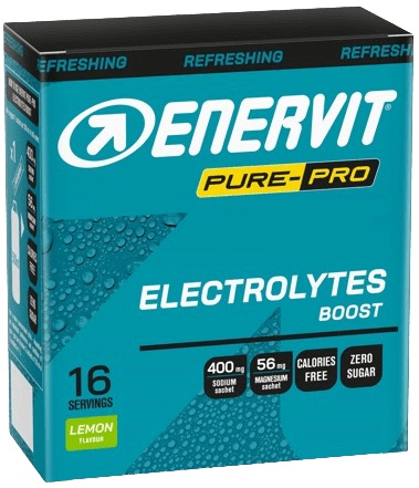 Enervit Electrolytes Boost - krabička 16x 4 g - citron
