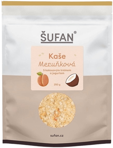 Šufan Kaše 250 g - meruňková s kokosem