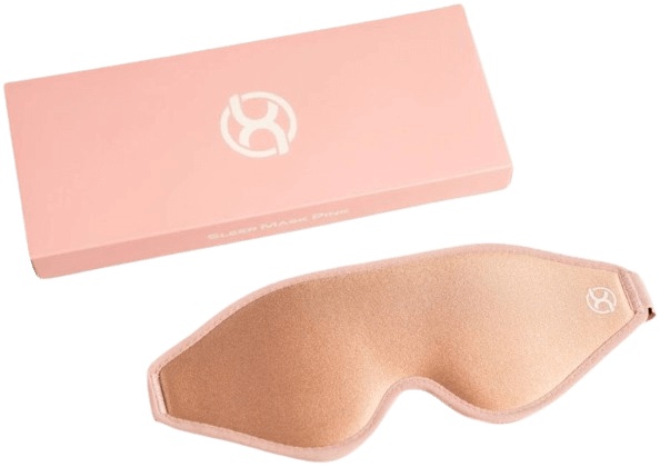 BrainMax Anatomicky tvarovaná maska na spaní - PINK