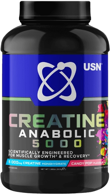 USN Creatine Anabolic 5000 900 g - candy pop