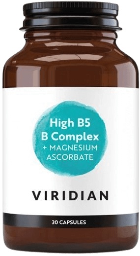 Viridian High Five B5 B Complex + Vit C 30 kapslí
