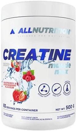 AllNutrition Creatine Muscle Max 500 g - malina/ jahoda