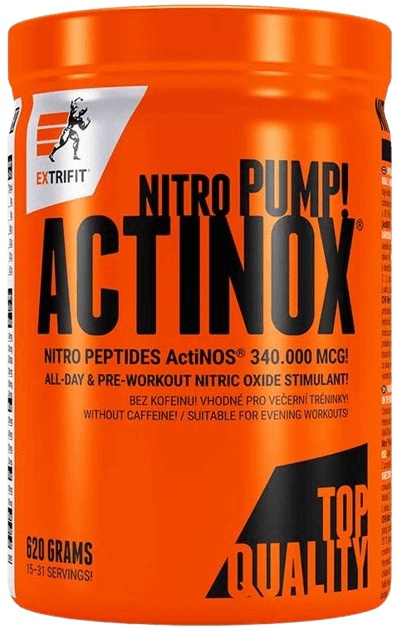 Extrifit Nitro Pump Actinox, 620 g Příchuť: Pomeranč