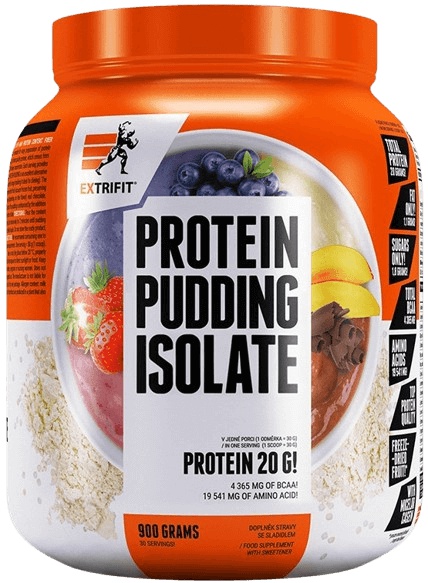 Extrifit Protein Pudding Isolate 900 g - čokoláda