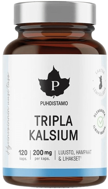 Puhdistamo Triple Calcium (vápník) 120 kapslí
