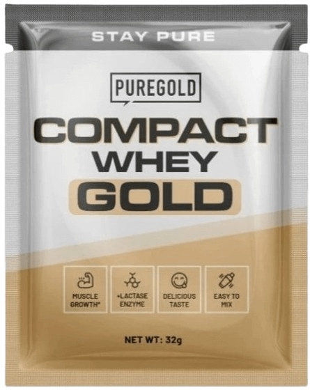 PureGold Compact Whey Protein 32 g - chokaramel