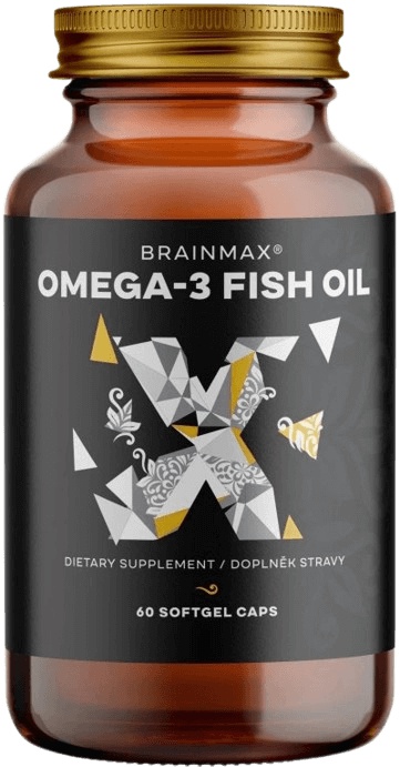 BrainMax Omega-3 Fish Oil, 60 softgel kapslí Obsah: 60 kapslí