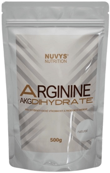Nuvys Nutrition (Still Mass) Arginine AKG Dihydrate 500 g - pomeranč