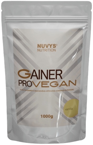 Nuvys Nutrition (Still Mass) GAINER PRO VEGAN 1000 g - bílá čokoláda