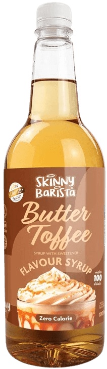 The Skinny Food Co Skinny Barista Coffee Syrup 1000 ml - máslo/ karamel