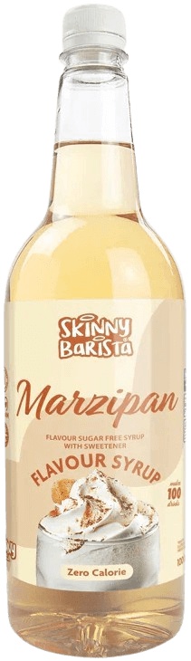 The Skinny Food Co Skinny Barista Coffee Syrup 1000 ml - marzipan
