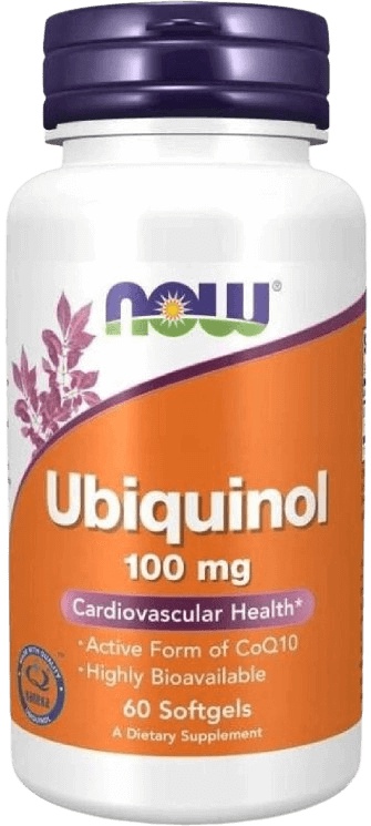 Now Foods Ubiquinol 100 mg 60 kapslí