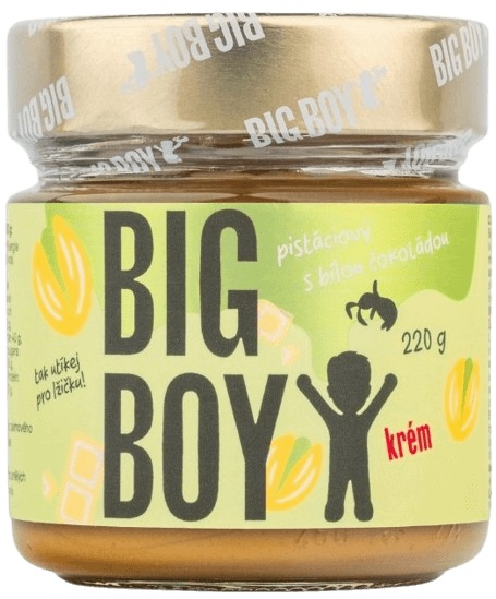 BIG BOY® Pistácie s bílou čokoládou 220g
