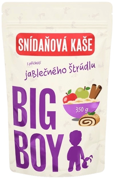 Big Boy Snídaňová kaše Eko varianta 350 g - Jablečný štrúdl