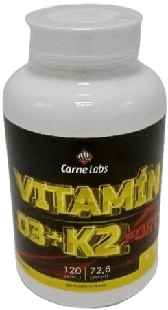 Carne Labs vitamín D3 + K2 120 kapslí